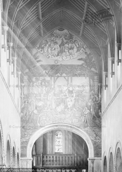 Photo of Dover, St Mary's Church Mural, Nave West 1890