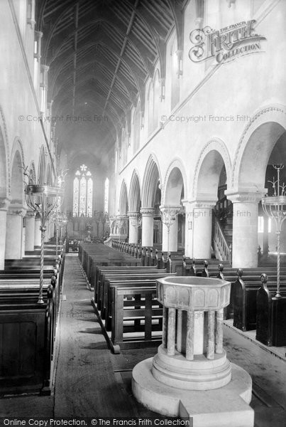 Photo of Dover, St Mary's Church Nave 1890