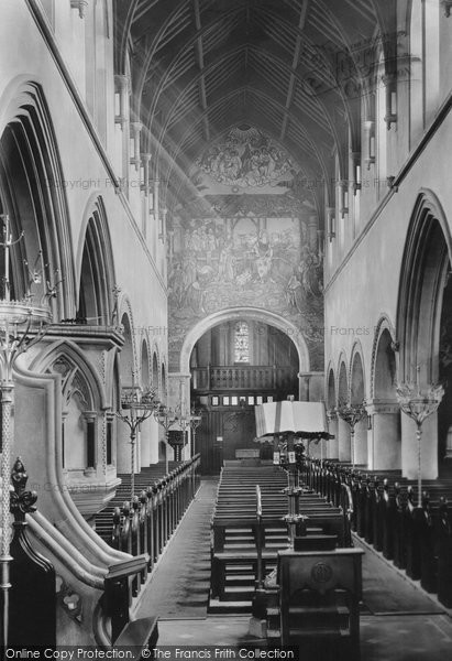 Photo of Dover, St Mary's Church Nave West 1890