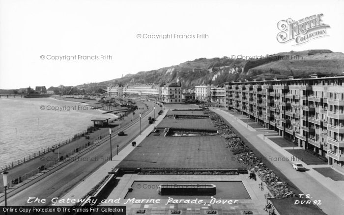 Photo of Dover, The Gateway And Marine Parade c.1965
