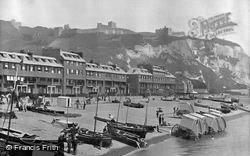 The Parade, Showing Dover Castle c.1895, Dover
