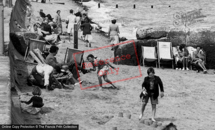 Photo of Dovercourt, Beach Activity c.1955