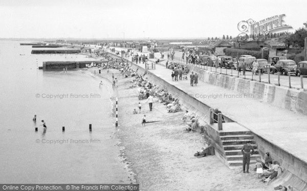 Photo of Dovercourt, New Promenade c.1955