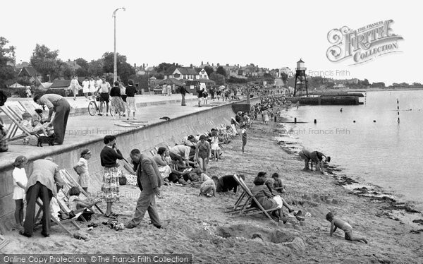 Photo of Dovercourt, The Beach And New Promenade c.1955