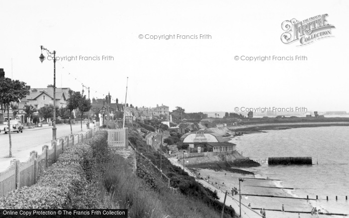 Photo of Dovercourt, The Beach From The Cliffs c.1955