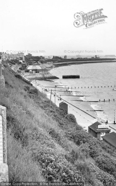 Photo of Dovercourt, The Beach From The Cliffs c.1955