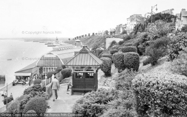 Photo of Dovercourt, The Cliff Pavilion c.1955