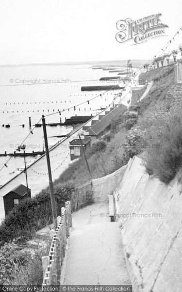 Photo of Dovercourt, The Cliffs c.1955