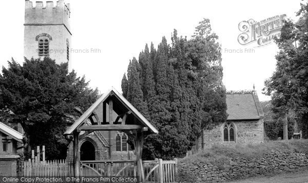 Photo of Down St Mary, St Mary's Church c.1955
