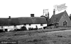 The Village And Church c.1960, Down St Mary