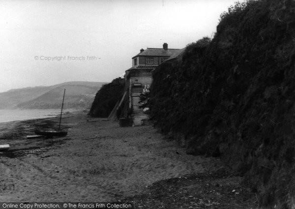 Photo of Downderry, Beach c.1955