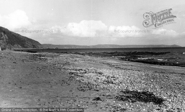 Photo of Downderry, Beach c.1955