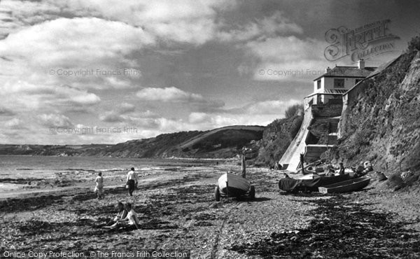 Photo of Downderry, Beach c.1960
