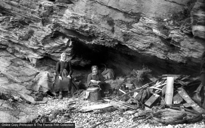 Photo of Downderry, Cave Dwellers 1901