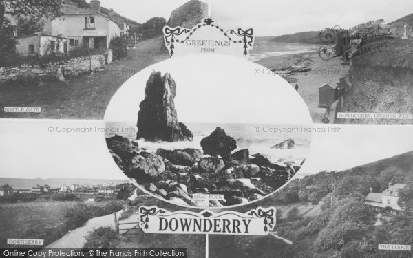 Photo of Downderry, Composite c.1920