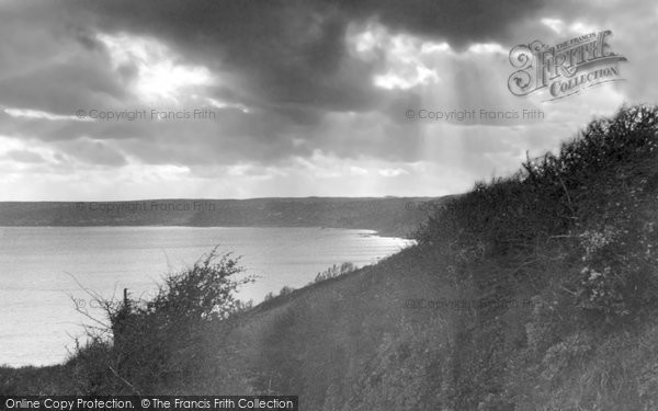 Photo of Downderry, Evening At Seaton Bay c.1955