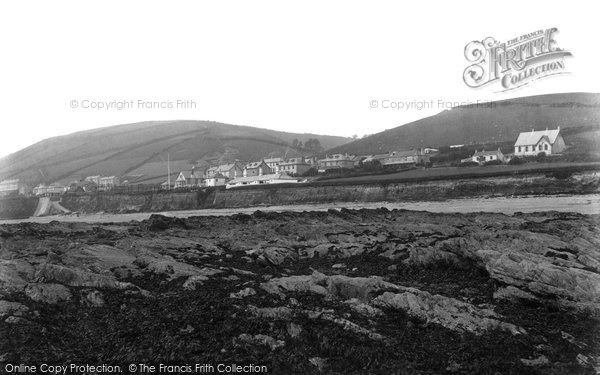 Photo of Downderry, From Beach 1894