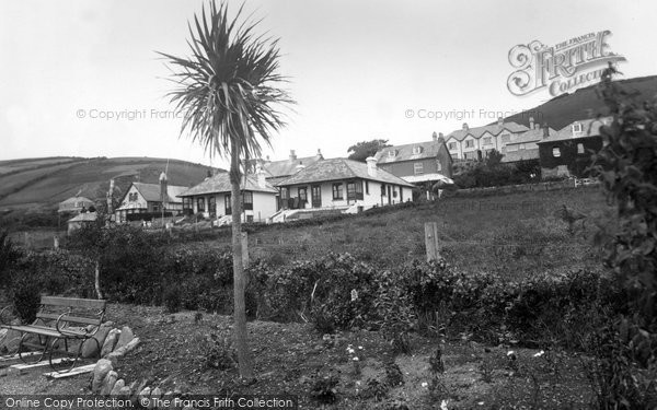 Photo of Downderry, From Memorial Gardens 1930