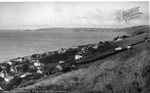 Photo of Downderry, Looking West c.1955