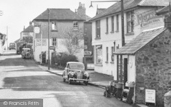 Masin Road, Shops And Hotel c.1955, Downderry