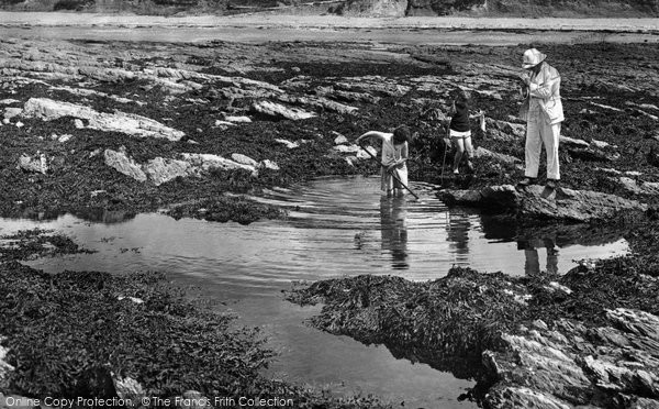 Photo of Downderry, Rock Pooling 1930