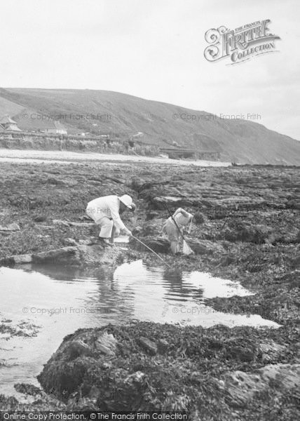 Photo of Downderry, Rock Pooling 1930
