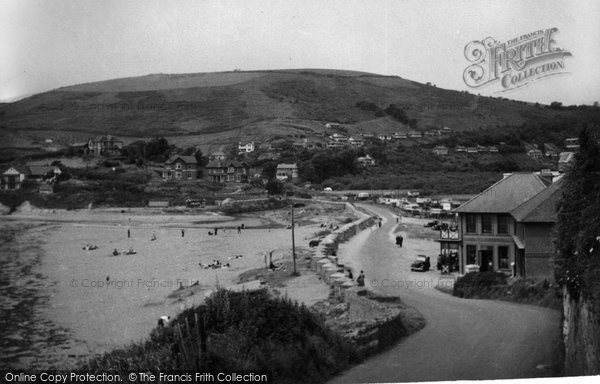 Photo of Downderry, Seaton Beach c.1955