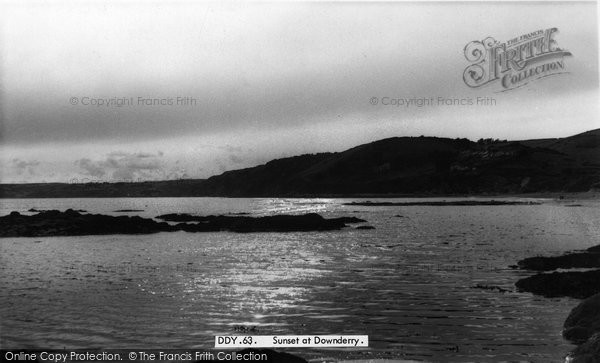 Photo of Downderry, Sunset c.1960