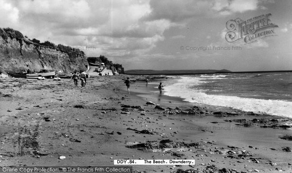 Photo of Downderry, The Beach c.1955