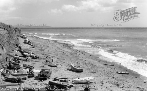 Photo of Downderry, The Beach c.1955