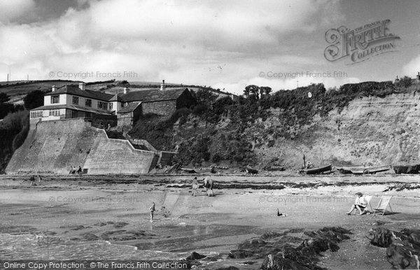 Photo of Downderry, The Beach c.1960