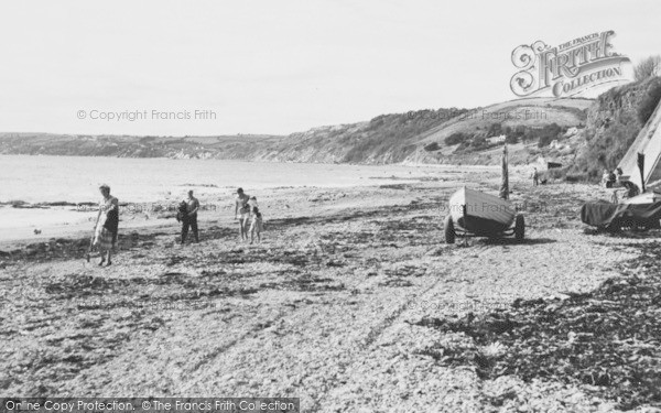 Photo of Downderry, The Beach c.1960