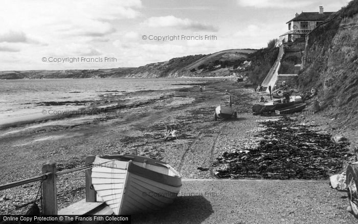 Photo of Downderry, The Beach c.1960