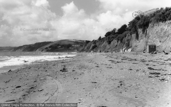 Photo of Downderry, The Beach c.1960