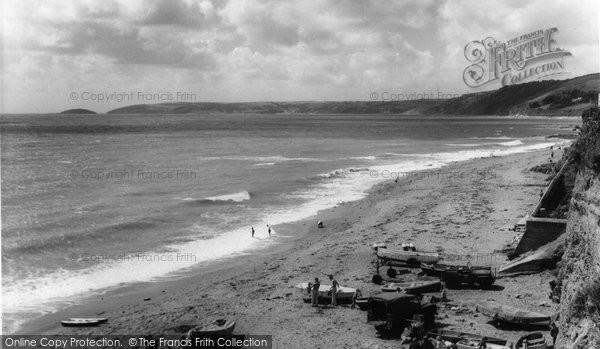 Photo of Downderry, The Beach c.1960