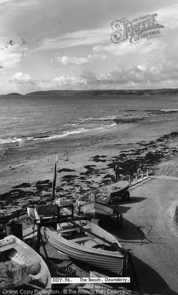 Photo of Downderry, The Beach c.1960