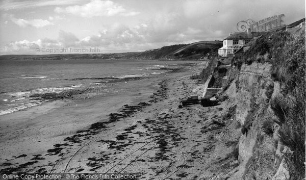 Photo of Downderry, The Beach c.1960