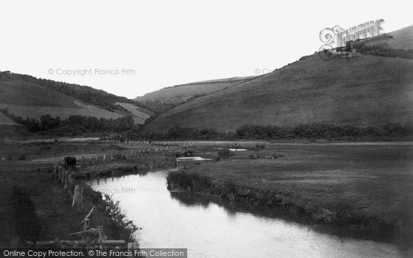 Photo of Downderry, View From Bridge 1894
