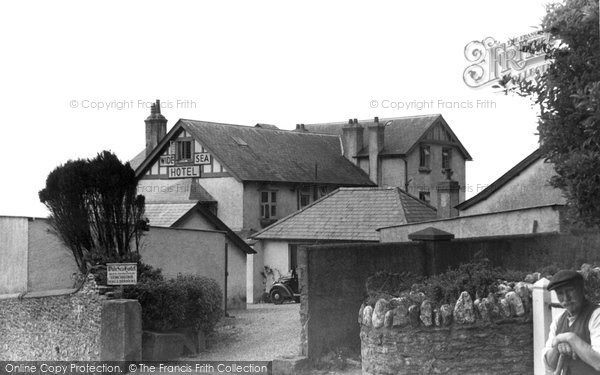 Photo of Downderry, Wide Sea Hotel c.1955