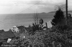 Wide Sea Hotel From The Hill c.1955, Downderry