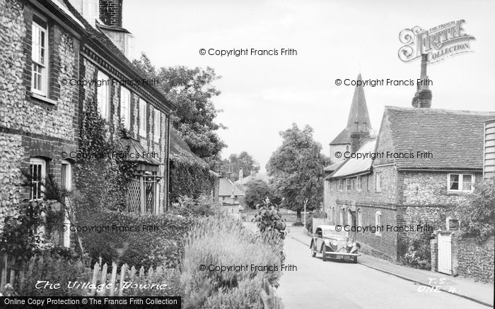 Photo of Downe, The Village c.1955