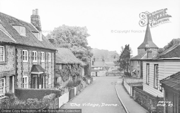 Photo of Downe, The Village c.1955