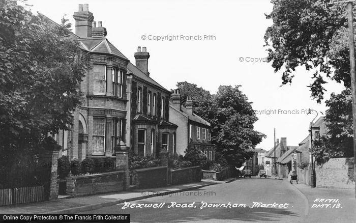Photo of Downham Market, Bexwell Road c.1955
