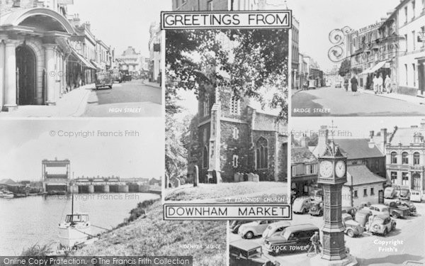 Photo of Downham Market, Composite c.1955
