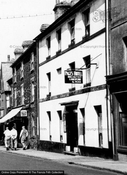 Photo of Downham Market, Page's Hotel, Bridge Street 1952