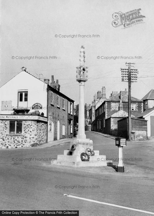 Photo of Downham Market, The Memorial c.1960