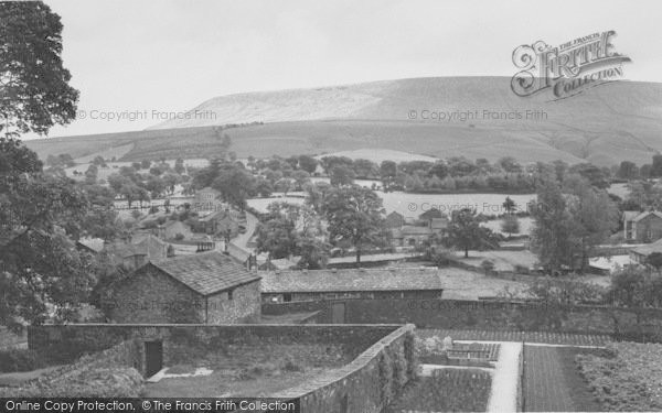 Photo of Downham, Pendle Hill From The Church c.1965