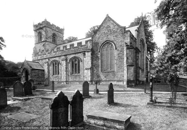Photo of Downham, St Leonard's Church 1921