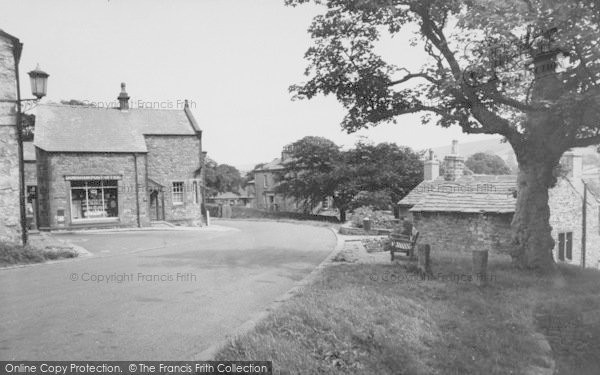 Photo of Downham, The Post Office And Stocks c.1965