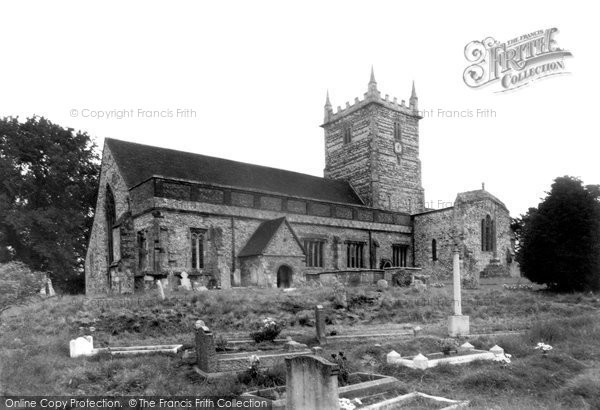 Photo of Downton, St Lawrence's Church c.1955